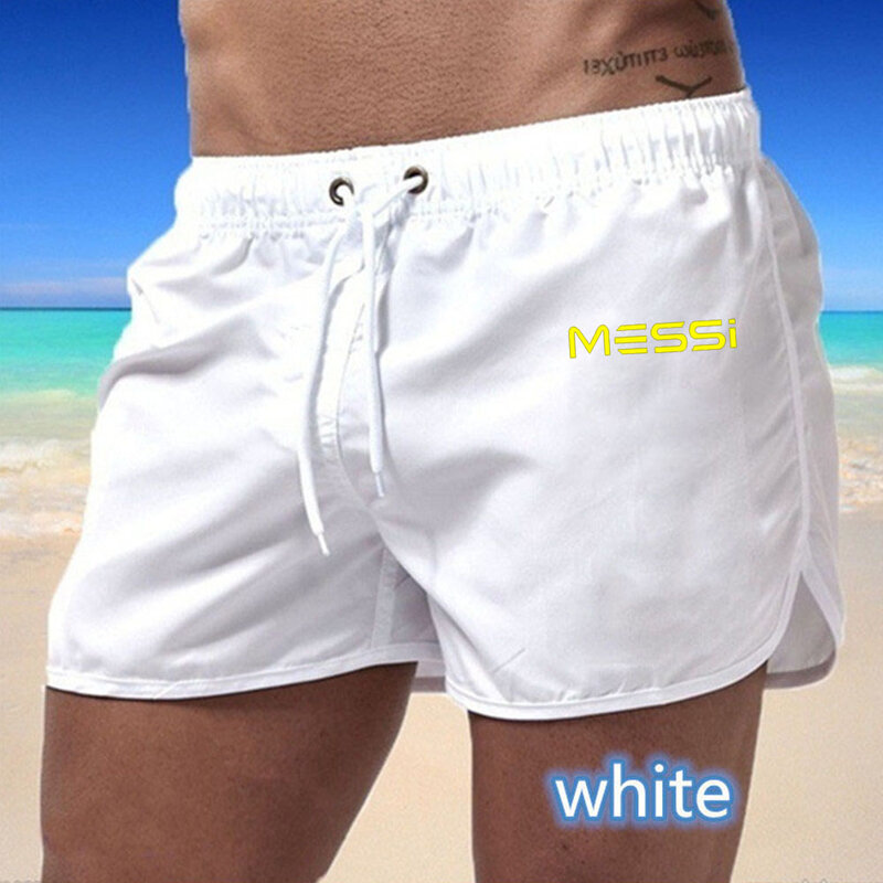 Summer men's gym fitness casual loose shorts jogging outdoor fitness sports shorts men's sports breathable beach pants