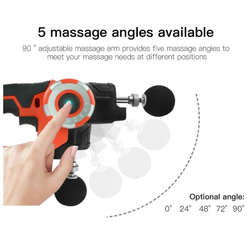 Booster Lite pistola per massaggio muscolare massaggiatore per tessuti profondi vibrazione pistola alla moda attrezzature per il Fitness massaggiatore per il corpo ad alta potenza