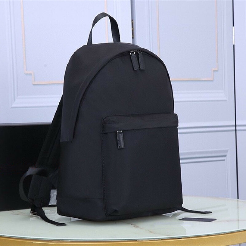 2021 nova cor sólida masculina de alta qualidade náilon impermeável casual moda esportes backpack39cm