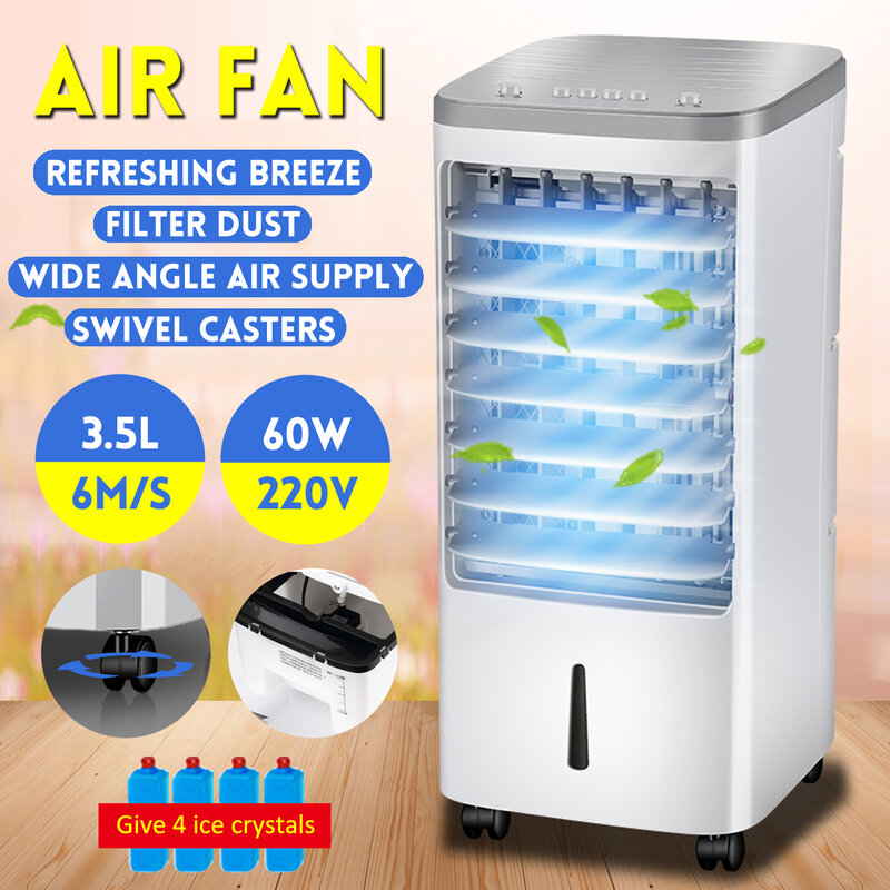 Aire acondicionado para el hogar, ventilador de refrigeración de 220V, refrigerado por agua fría, eléctrico, Mini aire acondicionado portátil