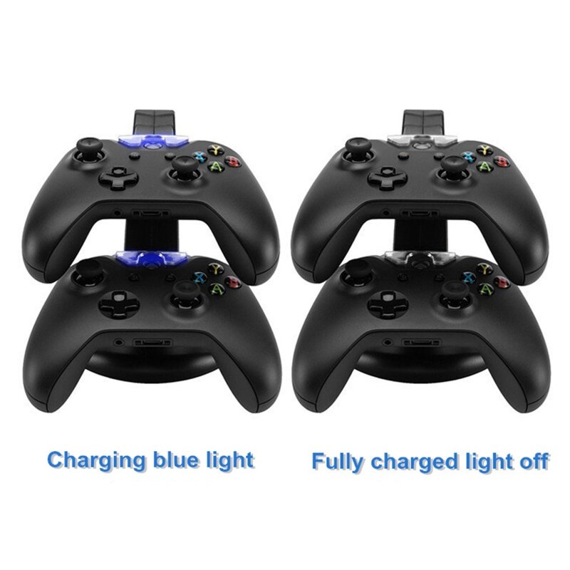 Led Dual Usb Opladen Lader Dock Stand Cradle Docking Station Voor-Xbox One S X Slim Game Gaming Console controller