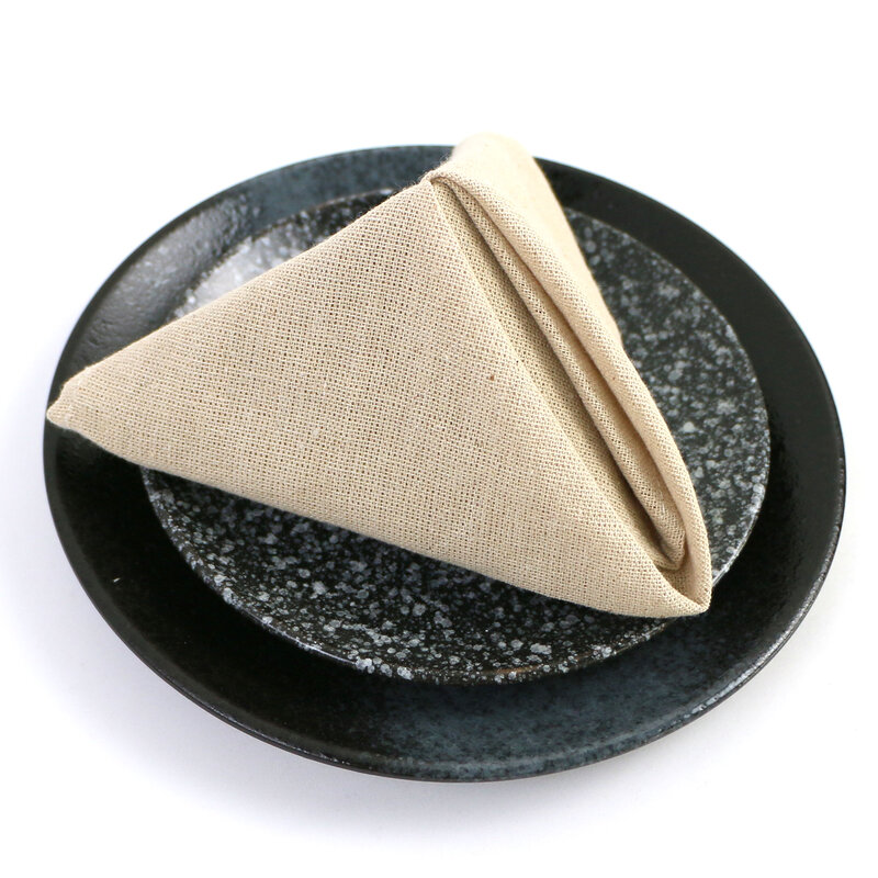 30x45CM Cloth Napkins with Hemmed Edges Wholesale Prices Soft Polyester Blend Fabric Table Mat for Kitchen Dining Wedding