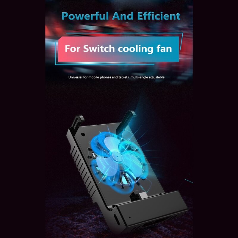 Switch/Lite estación de carga inalámbrica con ventilador de refrigeración, enfriador ajustable, M3GD