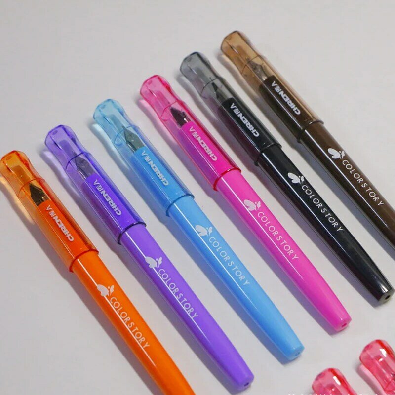 12 unids/set colores dulce de la Oficina de la escuela 2020, plumilla para estilográfica 0,5mm suministros para estudiantes bolígrafos bonitos para marcadores de escritura 3557