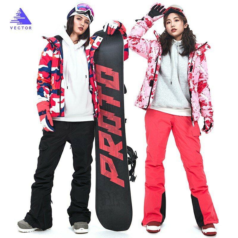 Traje de esquí térmico para mujer, chaqueta de nieve impermeable para exterior, deportes de invierno, Snowboard, esquí y nieve