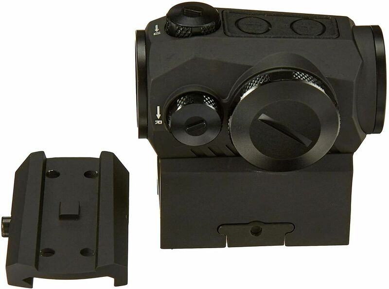 Tático 1x20 reflexivo red dot sight r5 caça acessório para uso com trilhos de guia de 20mm com alta e baixa elevação montagens