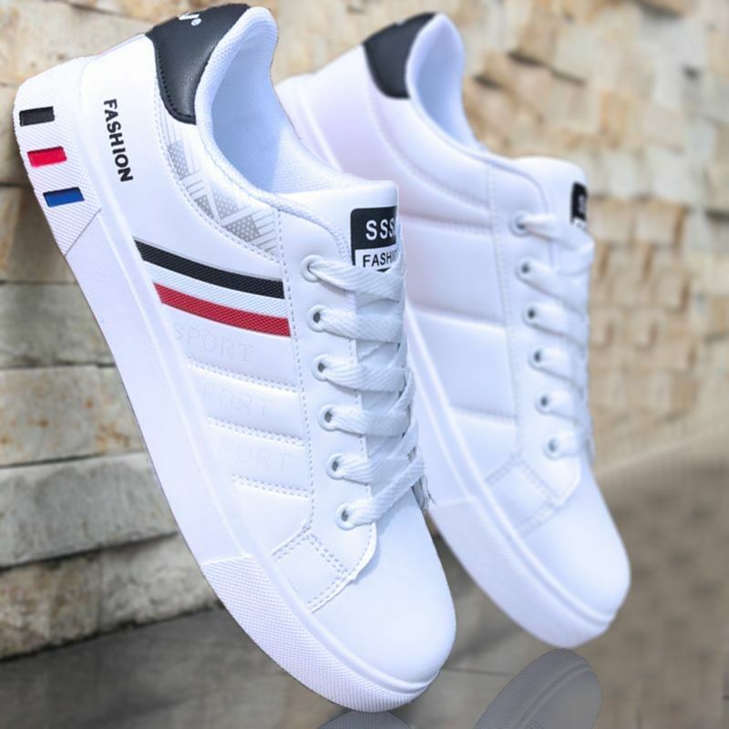 Summer New Shoes Men's Trend Vulcanized White Shoes Wild Casual Sports Tide Shoes Men's Board Shoes Students Spring and Autumn