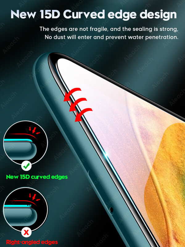 فيلم واقي منحني 15D لهاتف Huawei MatePad Pro 5G 10.8 ، واقي شاشة لهاتف Huawei MatePad 10.4 T8 8.0