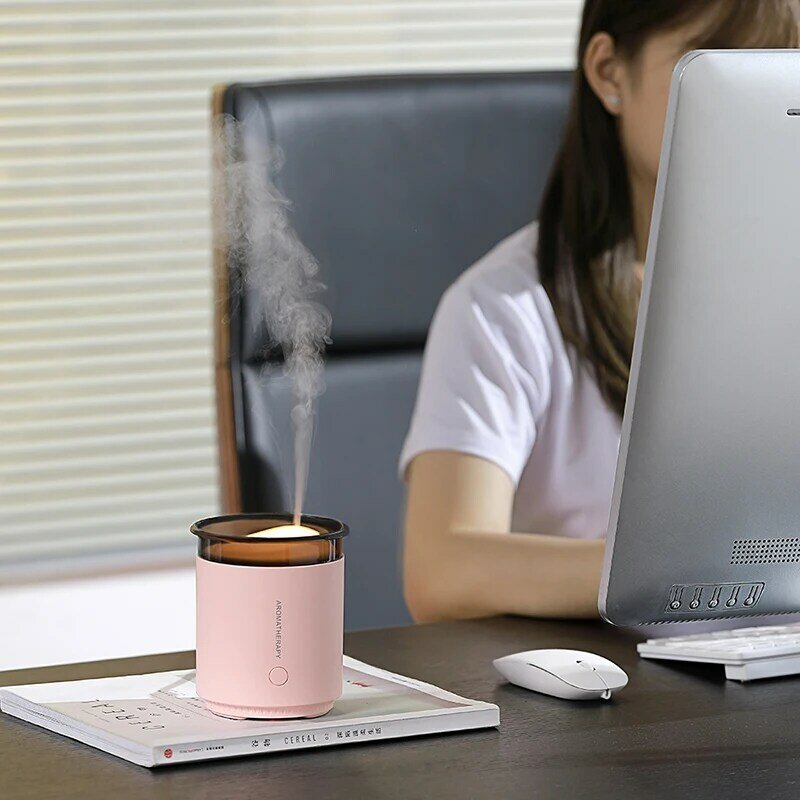 Electric Aroma Diffuser Air Humidifier Aromatherapy For Home 200ML USB Essential Oil Diffuser Ultrasonic Humidifier Mist Maker