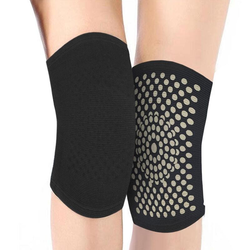 2 pz supporto autoriscaldante ginocchiera ginocchiera calda per artrite sollievo dal dolore lesioni recupero cintura ginocchio massaggiatore scaldamuscoli