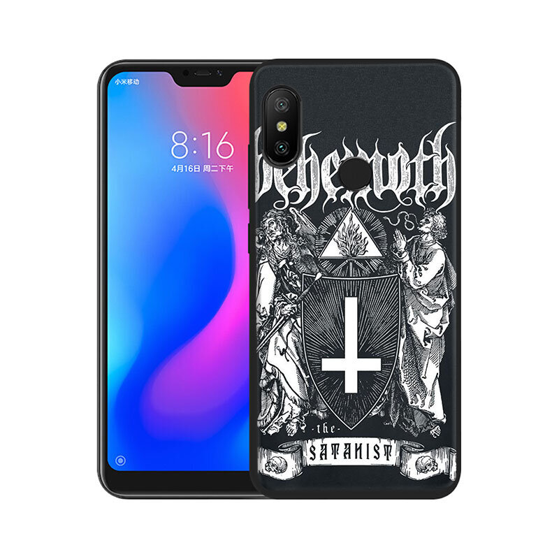 Behemoth rock band macio tpu telefone capa para xiaomi poco x3 nfc mi 8 9 10 se a2 a3 lite 6 a1 2s max 3 f1 9t cc9e a3 pro
