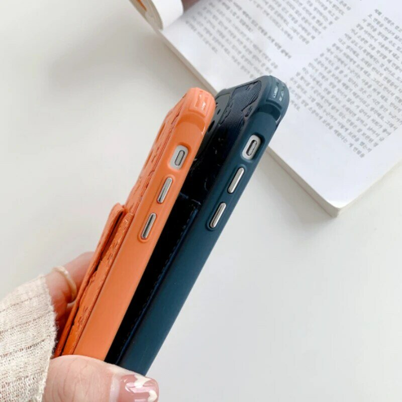 Винтажный кожаный чехол-кошелек с геометрическим рисунком и цветами для телефона iPhone 13Pro MAX 12 11 XS Max 7 8Plus, мягкий чехол с кармашком и подставко...