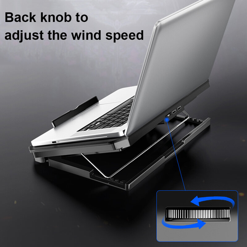 Tragbaren Laptop Stand Kühler Basis Unterstützung Notebook Cooling Pad Halter Für Macbook Gamer PC Laptop Zubehör Kühler Für CPU
