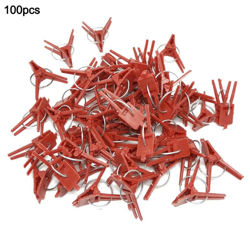 100X clips de injerto de plástico para jardín vegetales Flor Vid arbustos planta demasiado _ ti