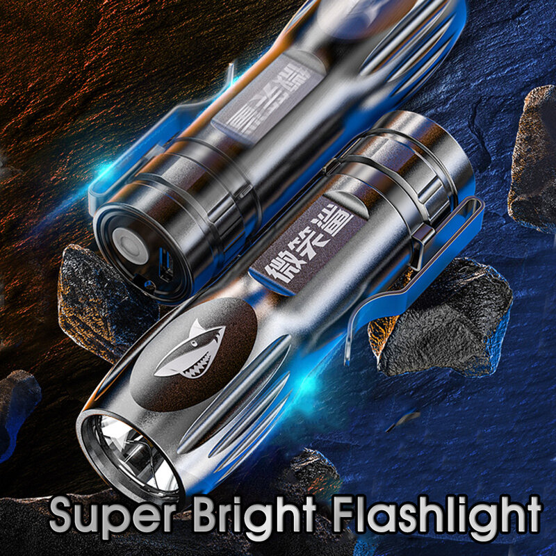 Latarka silne światło akumulator Zoom Super jasne ksenonowe siły specjalne domowa zewnętrzna przenośna latarka nocna Led