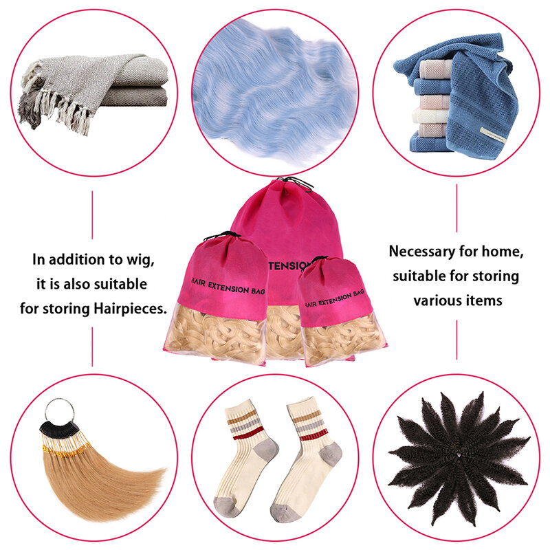 Alileader-bolsa impermeable para guardar cosméticos, bolso para zapatos, ropa, zapatos, viaje, rosa, negro