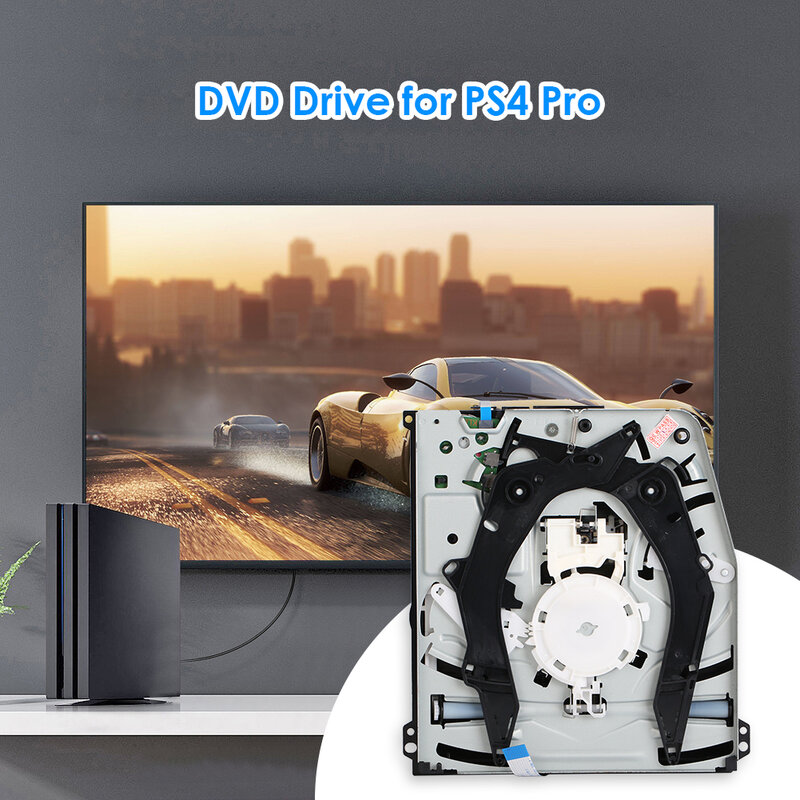 สำหรับ PS4 Pro DVD Drive สำหรับ PlayStation 4 Pro ไดรฟ์ Blu-Ray ซ่อมอะไหล่