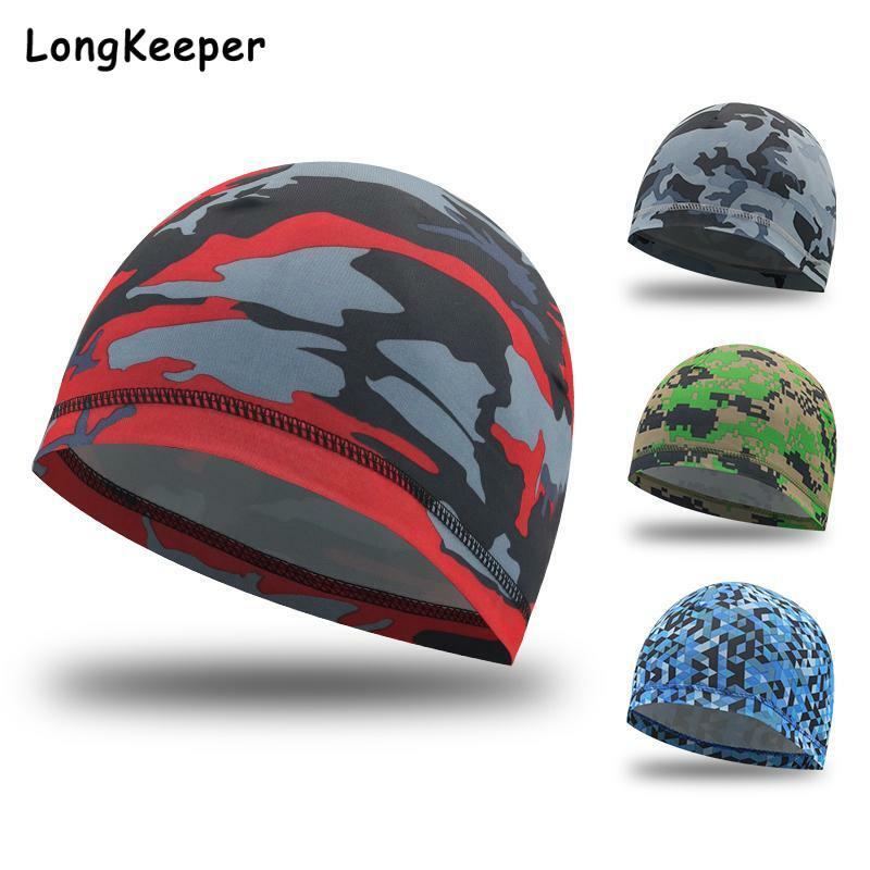 Summer Cooling Skull Beanie Hat Breathable Sweat Wicking Cycling Running Cap Odorless and Sweat-absorbent sweat-absorbent Sports