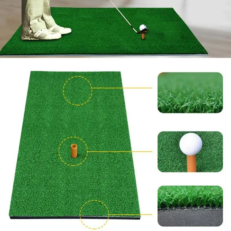 50% hot90x30cm 50x80cm ao ar livre indoor golfe esteira prática de treinamento batendo falso grama almofada