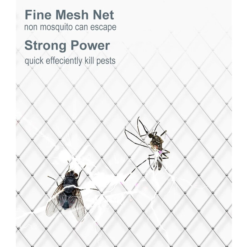 Casa elétrica voar mosquito matador recarregável bug zapper raquete de tênis handheld bug zapper para controle de pragas indoor e outdoor