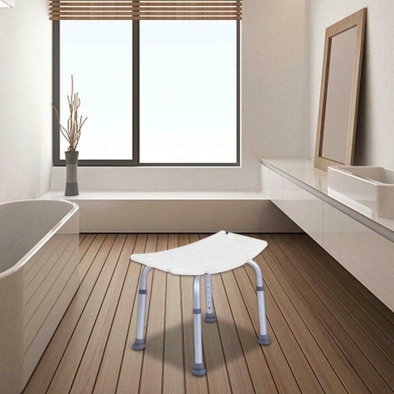 Non-slip Bath Chair 7 Gears Height Adjustable Elderly Bath Tub Shower Chair Bench Stool Seat Safe Bathroom Product