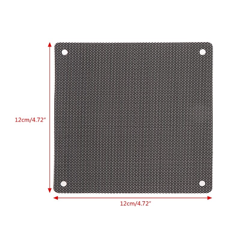 5Pc 컴퓨터 메쉬 PVC 케이스 팬 먼지 필터 방진 커버 섀시 먼지 커버