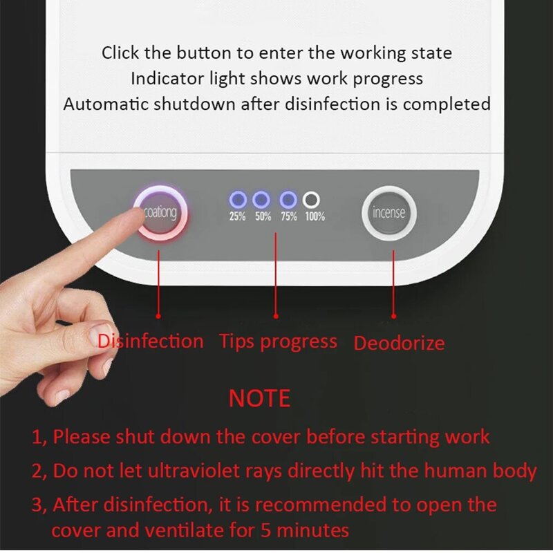 5V Usb Draagbare Dual Uv Licht Sterilisator Box Sieraden Telefoons Cleaner Personal Sanitizer Desinfectie Case Voor Thuis