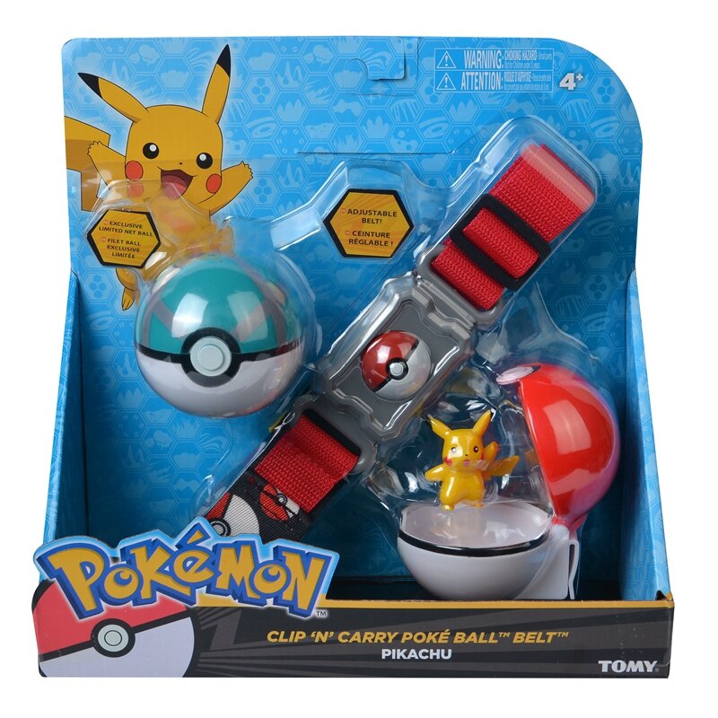 TAKARA TOMY-Set de figuras de acción de Pokemon Go, Set de cinturón de bola Original de Pokemon, Charizard, Pikachu, regalo para niños