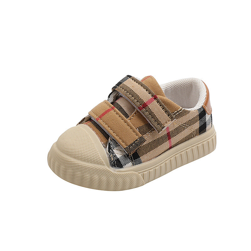 Zapatos planos con Velcro para bebé, zapatillas de suela blanda, informales, suaves, para primavera y otoño