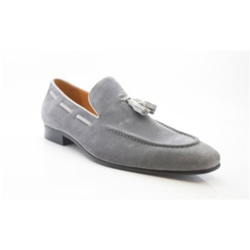 Nova moda masculina sapatos de couro camurça do falso sapatos casuais luxo franja estilo italiano soulier homme chaussure kp295