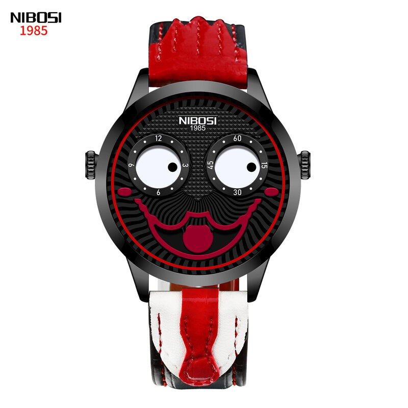 Nibosi marca all-match relógio masculino moda criativa relógio automático masculino marca de luxo à prova dwaterproof água esportes relógio de quartzo