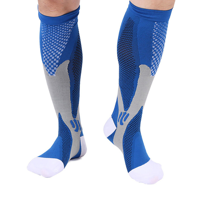 Chaussettes médicales à Compression en Nylon pour adultes, chaussettes de sport respirantes à séchage rapide pour cyclisme en plein air
