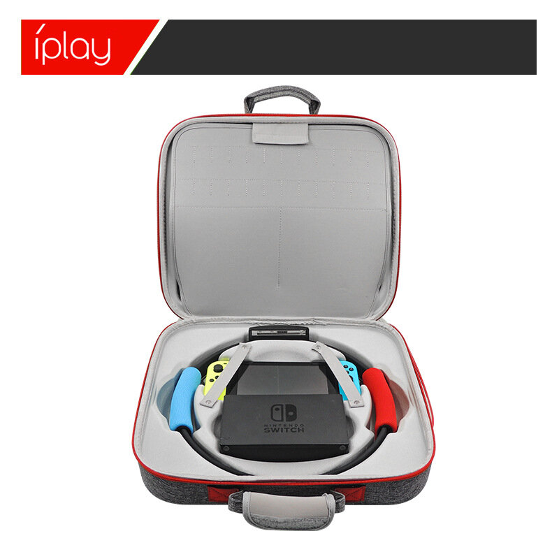 Portable EVA Fitness Ring Carrying Bag  Case for Nintendo Switch OLED Controller Storage Shell Protective Pouch Accessories