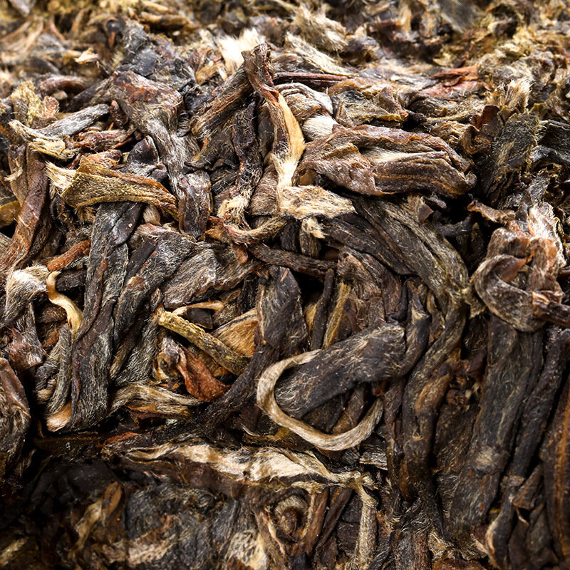 Yunnan Pu'er ชาชาปรุงสุกสิบสองปันนา357G Qizi เค้กชาขายส่ง Nannuoshan ต้นไม้เก่าชาดิบชายูนนานพับลักษณะ"