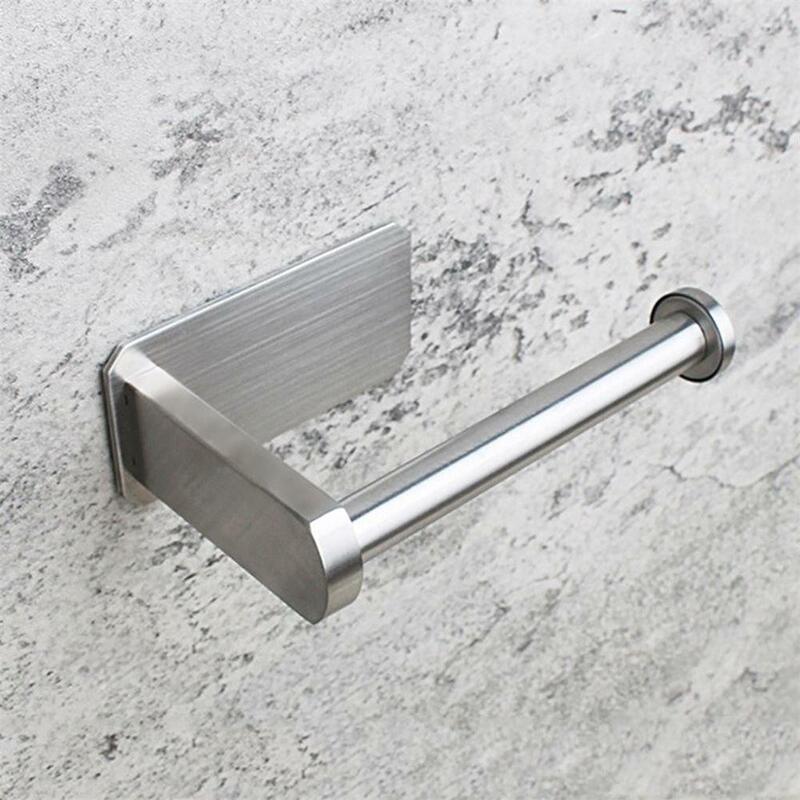 Toilet Wall Mount Toilet Paper Holder Stainless Steel Bathroom kitchen roll paper Accessory tissue towel accessories holders