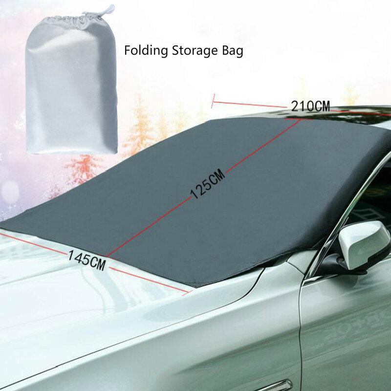 Copertura parasole magnetica per auto parabrezza per auto parasole per neve copertura protettiva impermeabile copertura per parabrezza anteriore per auto