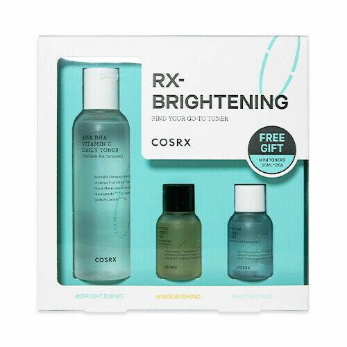 COSRX Find Your Go to Toner RX-Kit de brillo (3 artículos), blanqueamiento, profundidad, hidratante, cuidado Facial, cosmética coreana antienvejecimiento