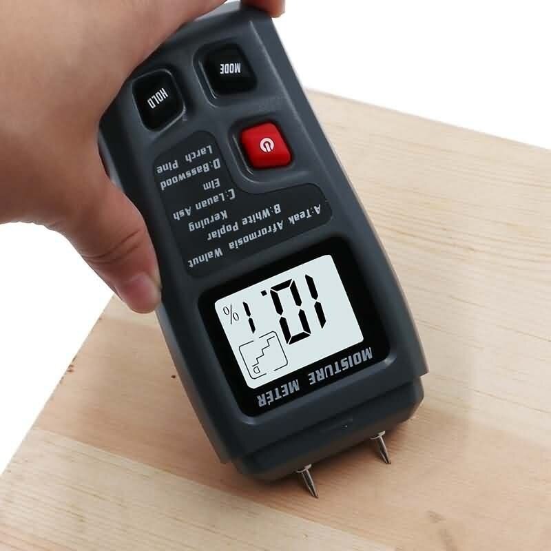 Tester Detector LCD Moisture Timber Hygrometer Carton Meter Wish Conductivity Damp Tree Wood for Digital 2Pins Humidity