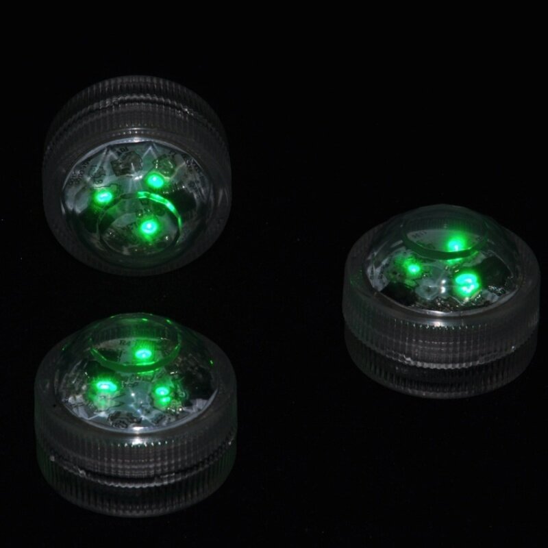 غاطسة LED RGB مصابيح التحكم عن بعد الملونة مصابيح مقاومة للماء مع قاعدة زهرية لعيد الميلاد الطرف الديكور والغطس