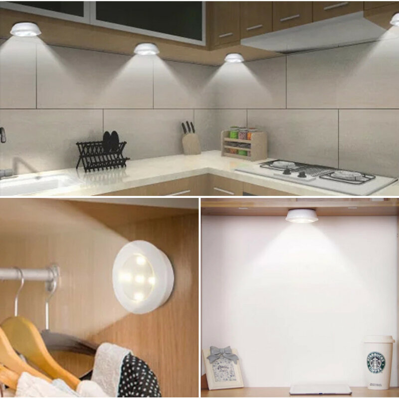 Luz LED COB para debajo del armario, lámpara de noche superbrillante con Control remoto, regulable, 3W, para escalera, cocina, loft
