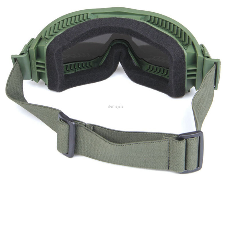 Kacamata Pelindung Menembak Tentara Kacamata Airsoft Militer Taktis Keselamatan Kacamata Hiking Berburu Paintball Kacamata Tahan Angin