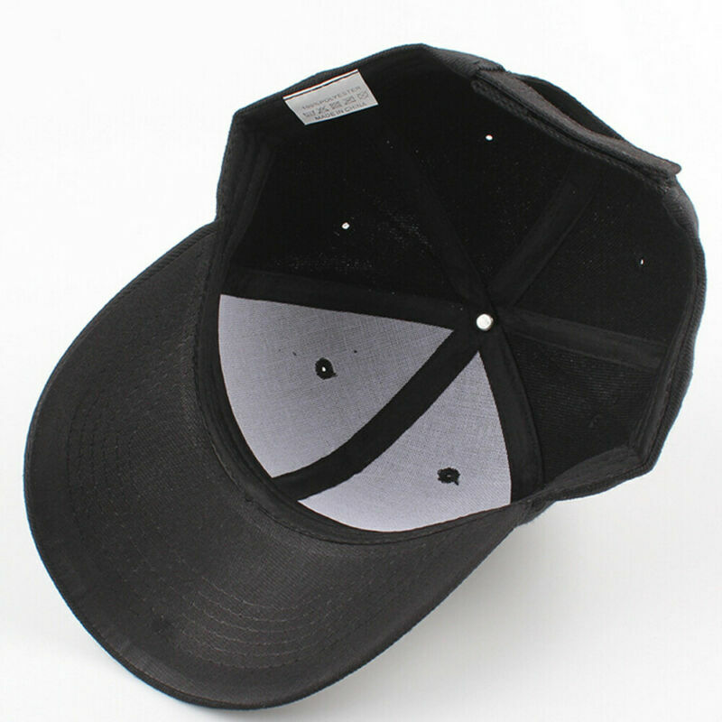 Chapéu de boné de beisebol cor sólida moda ajustável bonés