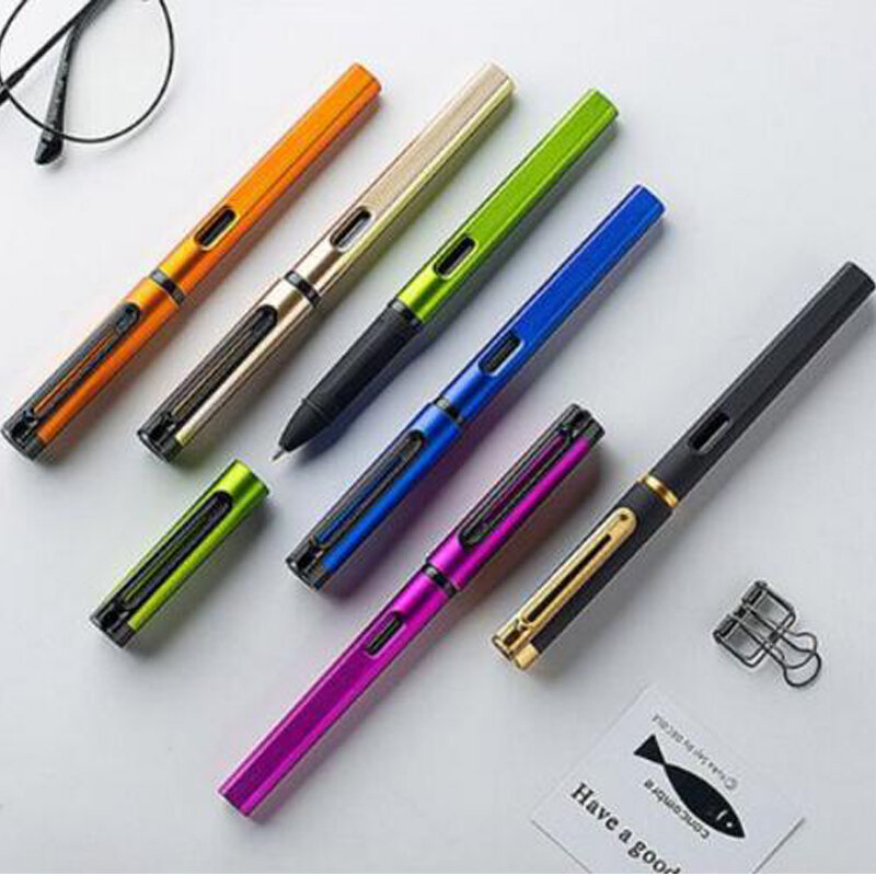 Классический дизайн Мужская ручка для письма рандомный школьник подарочная ручка купить 2 отправить подарок