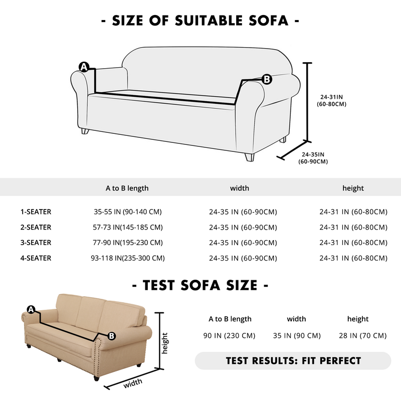 Sarung Sofa Elastis Geometris untuk Ruang Tamu Sarung Sofa Sudut Bersekat Modern Sarung Sofa Pelindung Kursi 1/2/3/4 Tempat Duduk