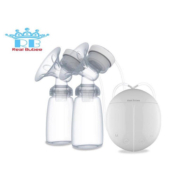 Auténtico spooito-bomba de lactancia eléctrica doble, masaje automático, succión fuerte, libre de BPA, spop ito