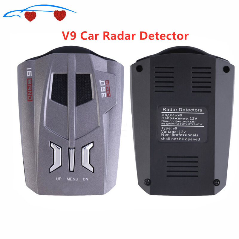 Caliente Detector de Radar para coche V9 pantalla LED de conducción segura y evitando bien V 9 V coche Anti CÁMARA DE VELOCIDAD señal advertencia Detector de Radar