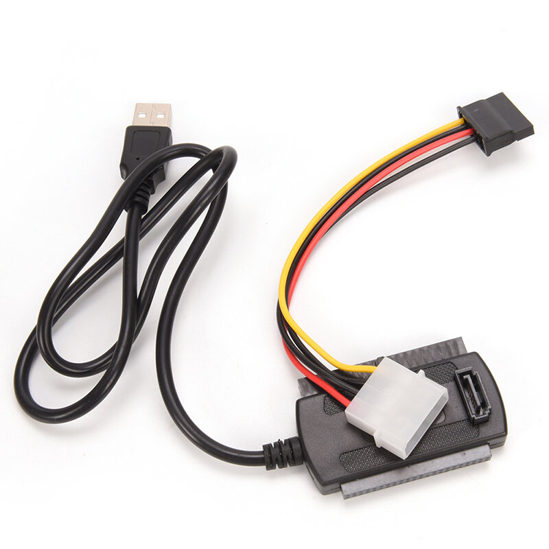 Câble d'alimentation USB 2.0 à IDE SATA à 4 broches, convertisseur pour disque dur HD 2.5 3.5