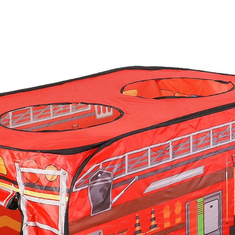 Namiot dla dzieci Popup Play namiot zabawkowy na zewnątrz składany domek do zabawy wóz strażacki radiowóz zabawkowy domek namiot autobusowy kryty gra na zewnątrz