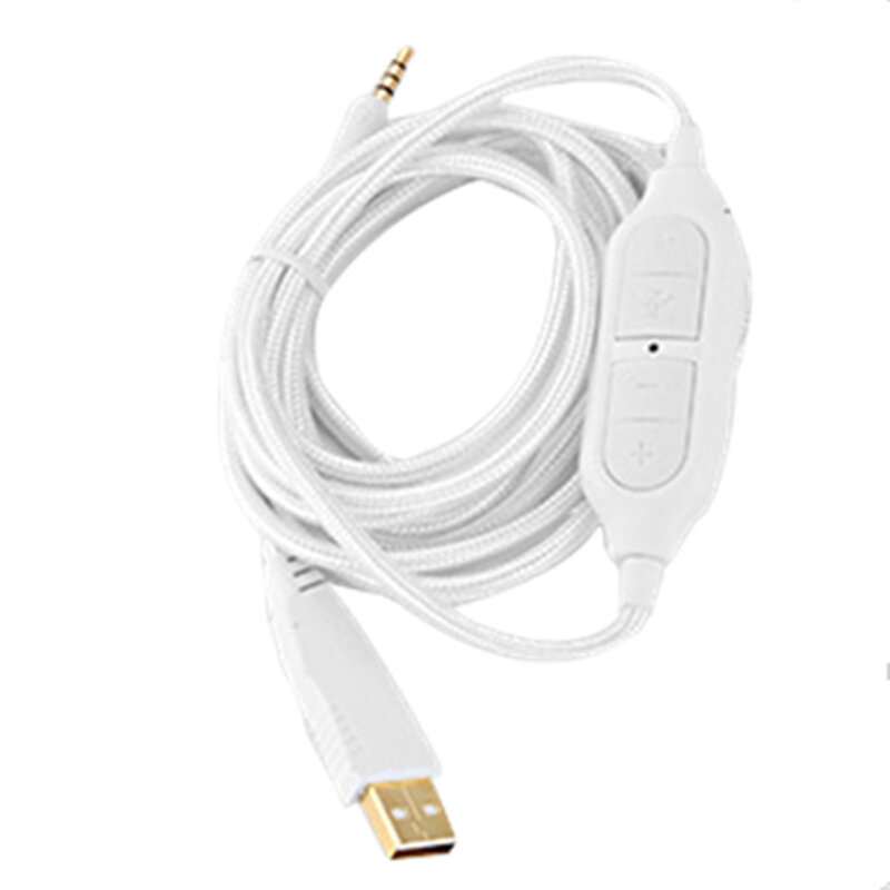 Оригинальный подлинный USB-кабель Redragon H510 Zeus со штекером 3,5 мм и разъемом AUX для USB 2,0