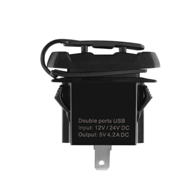 Eliteson – chargeur USB 5V 4.2A à Double Ports, adaptateurs de voiture, moteur universel, Double prise USB pour téléphone et tablette, étanche